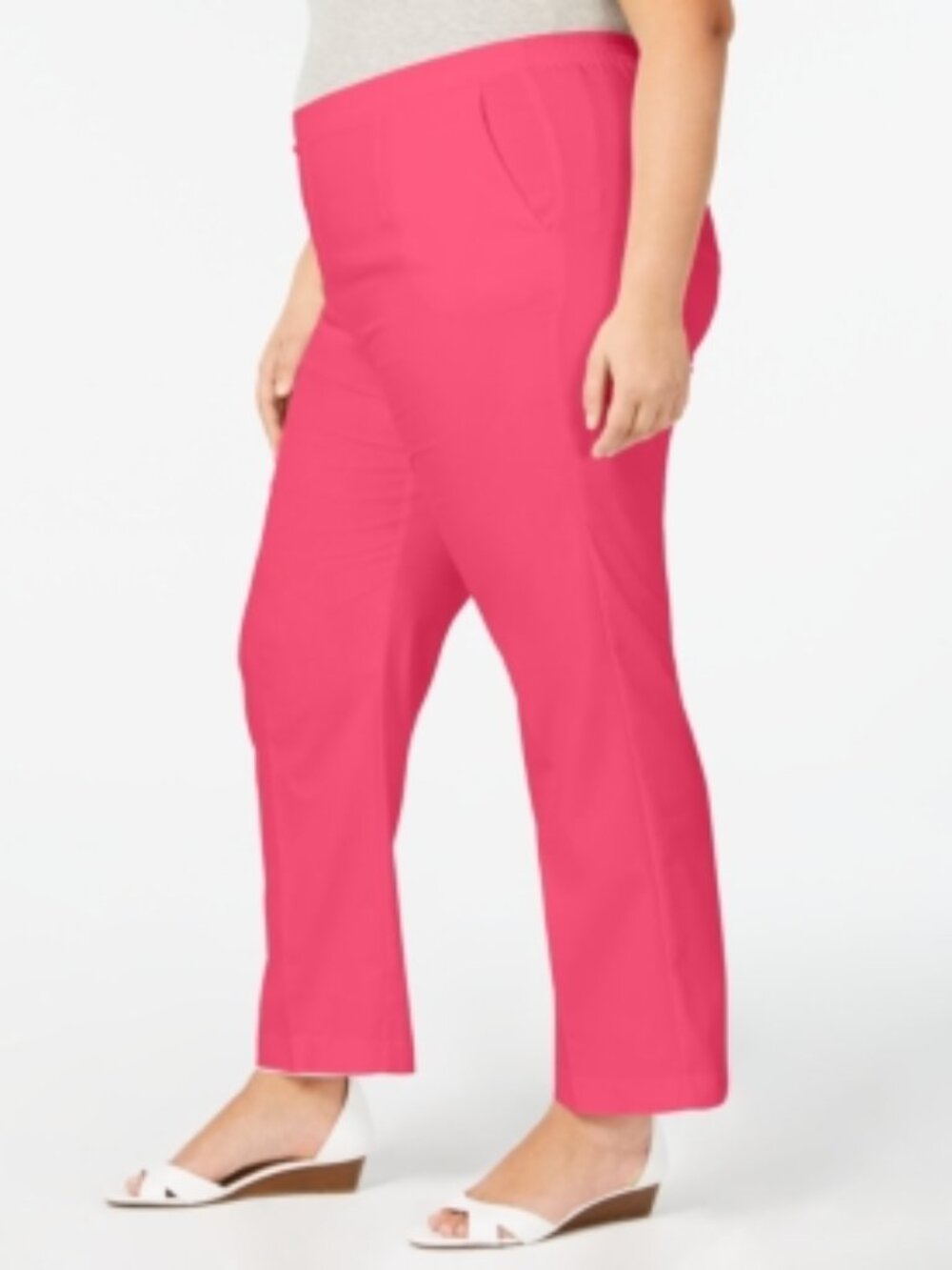 Alfred Dunner Womens Plus Size Palm Coast Pants
